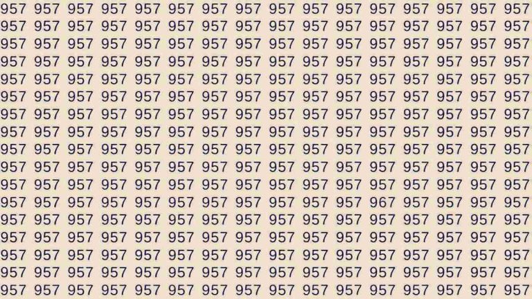 Défi visuel : trouver le nombre caché ’967’ en 15 secondes