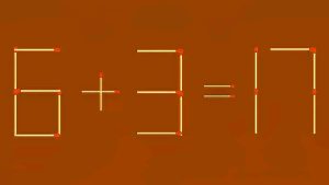 Le puzzle des allumettes : résolvez l’équation avec seulement 2 allumettes !