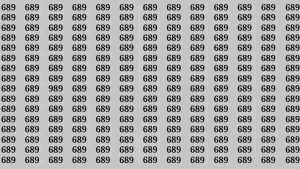 Défi visuel : trouver le 989 caché en 15 secondes